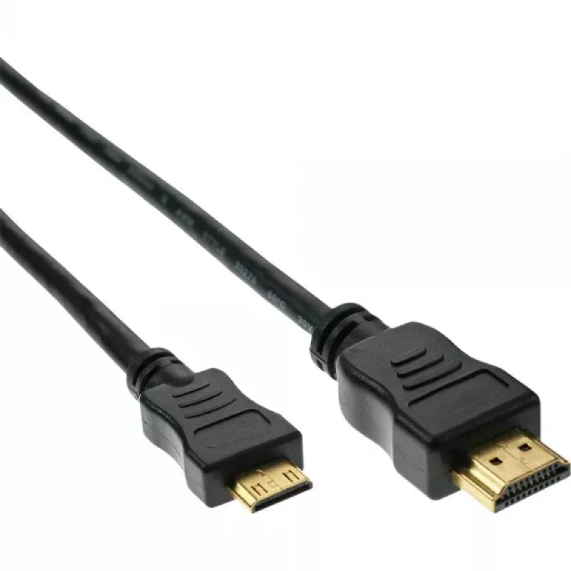InLine HDMI mini laidas, High Speed HDMI, AM/CM, paauksuoti kontaktai, 1,5 m