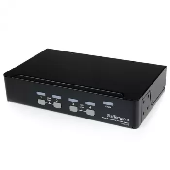 StarTech.com 4 prievadų profesionalus VGA USB KVM jungiklis su šakotuvu