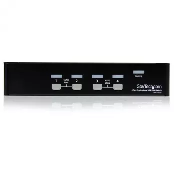 StarTech.com 4 prievadų profesionalus VGA USB KVM jungiklis su šakotuvu