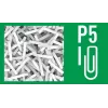 Popieriaus smulkintuvas LEITZ IQ Protect Premium 6M P5 — Mikro pjovimas, 18 l, Jutiklinis valdymas, 351×204×355 mm