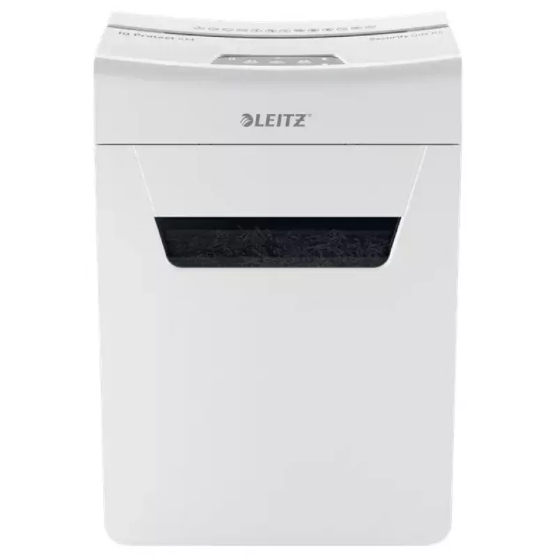Popieriaus smulkintuvas LEITZ IQ Protect Premium 6M P5 — Mikro pjovimas, 18 l, Jutiklinis valdymas, 351×204×355 mm