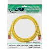 InLine komutacinis kabelis S/FTP PiMF Cat.6 250MHz PVC CCA geltonas 1,5m