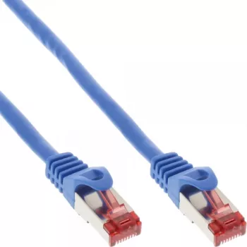 InLine komutacinis kabelis S/FTP PiMF Cat.6 250MHz PVC CCA mėlynas 10m
