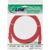InLine komutacinis kabelis S/FTP PiMF Cat.6 250MHz PVC CCA raudonas 1.5m