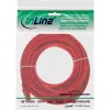 InLine komutacinis kabelis S/FTP PiMF Cat.6 250MHz PVC CCA raudonas 7,5 m