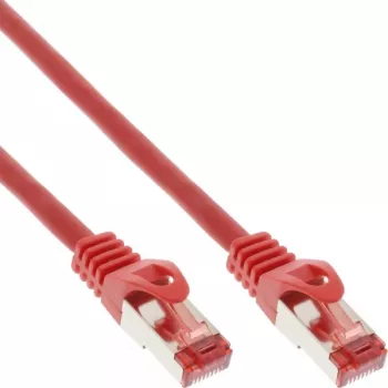 InLine komutacinis kabelis S/FTP PiMF Cat.6 250MHz PVC CCA raudonas 3m