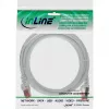 InLine komutacinis kabelis S/FTP PiMF Cat.6 250MHz PVC CCA baltas 0,5m