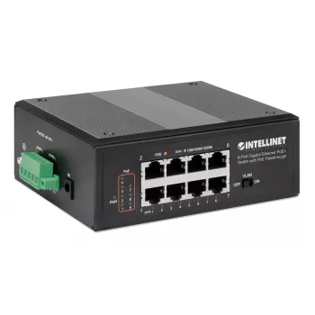 Pramoninis komutatorius Intellinet 8 prievadų Gigabit Ethernet PoE+