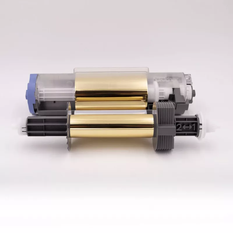 Brother HFA110GD spausdinimo plėvelė lazerinė auksinė 11,1 cm plotis 120 m ilgis
