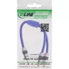 InLine garso kabelis Premium 2x RCA lizdas / 3,5 mm kištukas paauksuotas 0,25 m