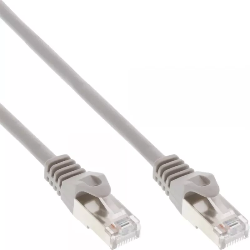 InLine komutacinis kabelis U/UTP Cat.5e AWG26 pilkas 10 m