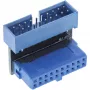 InLine USB 3.0 adapteris vidinis kištukas lizdas AUKŠTYN kampuotas 33448O