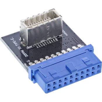 InLine USB 3.0 į USB 3.1 priekinio skydelio Key-B adapteris vidinis Daugiaspalvis