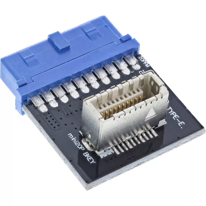 InLine USB 3.0 į USB 3.1 priekinio skydelio Key-B adapteris vidinis Daugiaspalvis