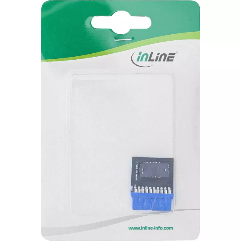 InLine USB 3.0 į USB 3.1 priekinio skydelio Key-B adapteris vidinis Daugiaspalvis