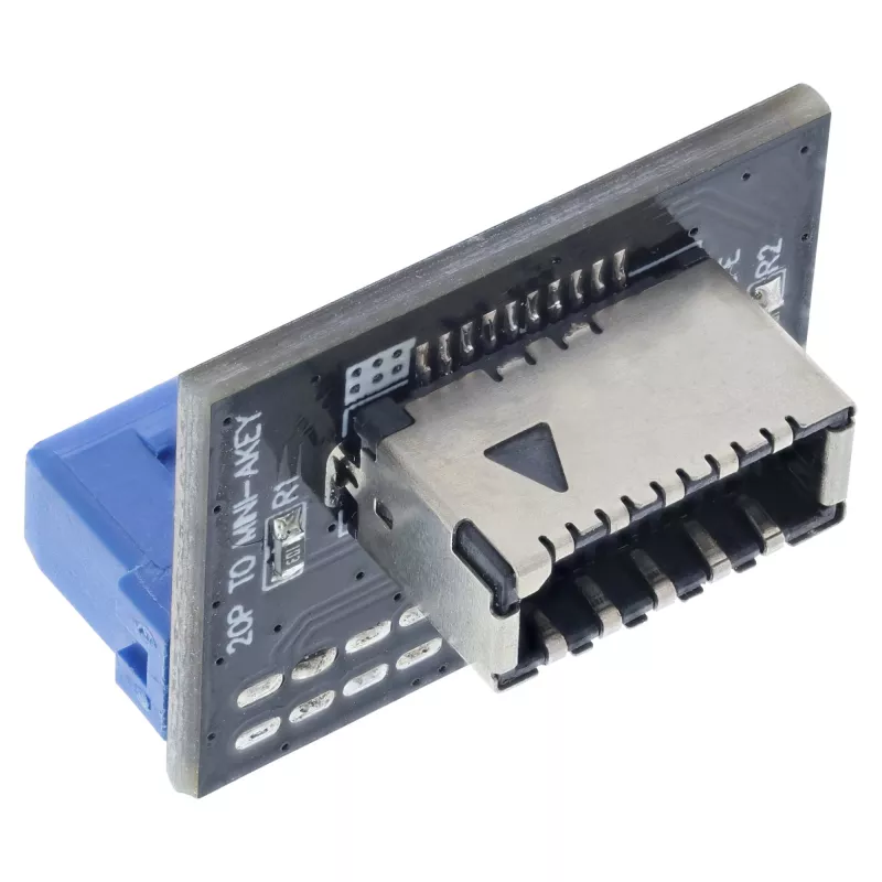 InLine USB 3.0 į USB 3.1 priekinio skydelio Key-A adapteris, tiesus, vidinis