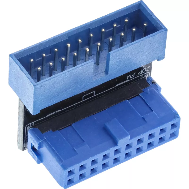 InLine USB 3.0 adapteris vidinis, jungtis kištukas / lizdas, kampinė žemyn