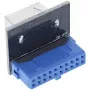 InLine USB 3.0 – USB 3.1 priekinio skydelio Key-B adapteris, tiesus, vidinis