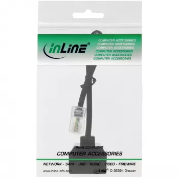 InLine ISDN skirstytuvas 1x RJ45 M / 2x RJ45 F, 8P4C be varžų
