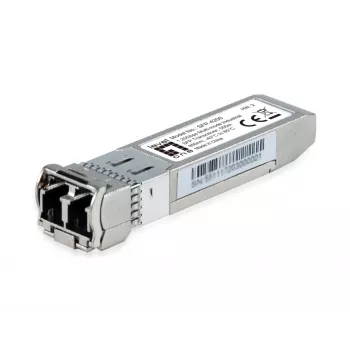 LevelOne 1,25 Gbps pramoninis daugiamodis SFP siųstuvas-imtuvas, 550 m, 850 nm, nuo -20 °C iki 85 °C
