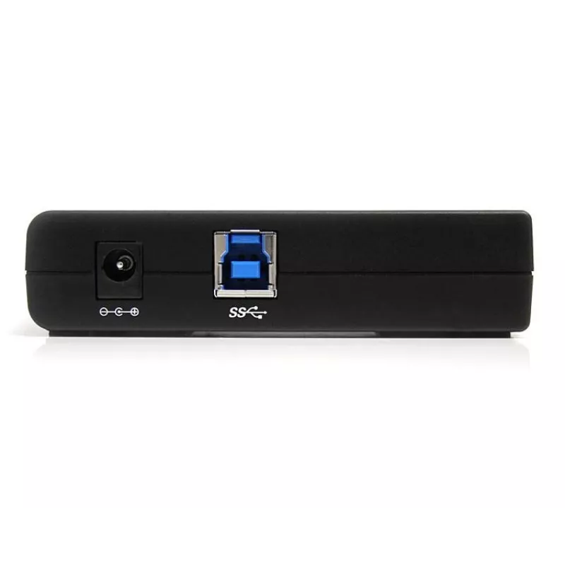 StarTech.com 4 prievadų juodas SuperSpeed USB 3.0 šakotuvas, USB 3.2 Gen 1 (3.1 Gen 1) Type-A, 5000 Mbit/s, juodas, maitinimo, 5 V, 2 A