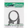 InLine 100 vnt. pakuotė USB 2.0 laidas A kištukas į A patelę lizdo laikikliui 0,6 m