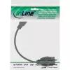USB 3.2 Gen1 adapterio kabelis InLine 76206C 0,2 m USB A kištukas – Keystone lizdas