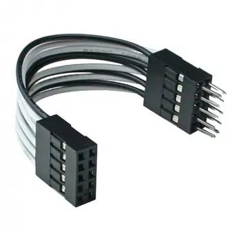 InLine USB vidinis ilgintuvas 2x 5 kontaktų kištukas/lizdas tiesiogiai, 0,05 m
