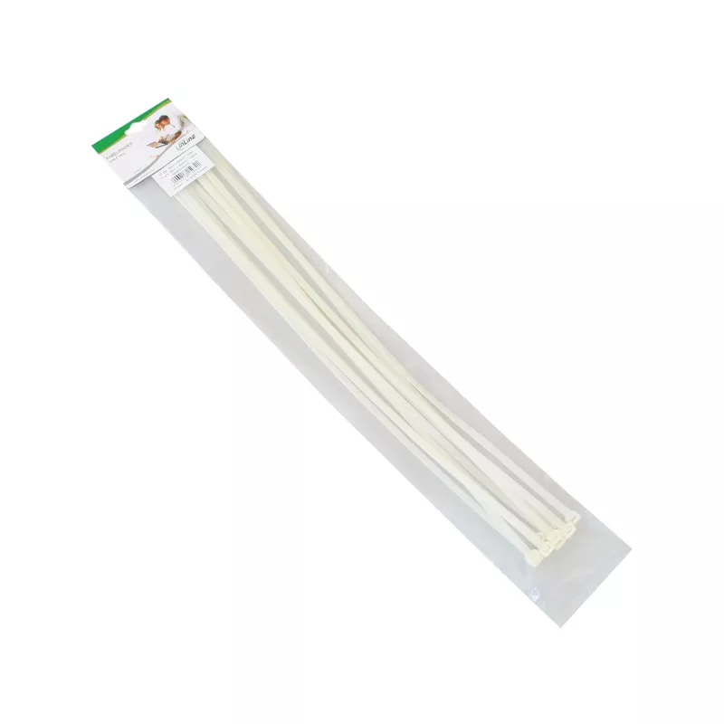 Kabelių rišikliai InLine 650 mm × 9 mm, tempimo stipris 778,6 N, temperatūra -20–85 °C, pakuotė 10 vnt.