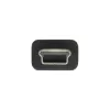 InLine USB 2.0 Mini laidas USB A tipo kištukas / Mini B kištukas, 5 kontaktų, juodas, 0,3 m