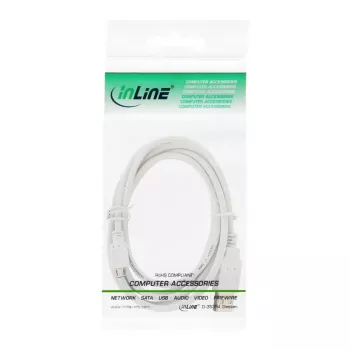 InLine Micro USB 2.0 laidas USB Type A kištukas / Micro-B kištukas, baltas, 1,8 m