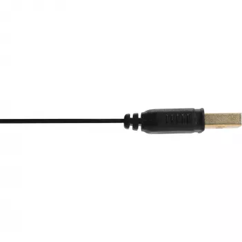 InLine USB 2.0 plokščias kabelis su A tipo kištuku ir A tipo lizdu, auksuoti kontaktai, juodas, 1,5 m