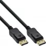 InLine DisplayPort kabelis, juodas, paauksuotas, 1,5 m