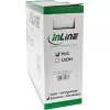 Ethernet komutacinis kabelis InLine Cat6 S/FTP PiMF AWG27 PVC, oranžinis, 100 m