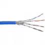 Ethernet komutacinis kabelis InLine Cat6 S/FTP PiMF AWG27 PVC, 100 m, mėlynas