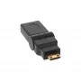 HDMI adapteris InLine 17690M HDMI A lizdas / HDMI C kištukas pasukamas auksuotas