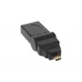 HDMI adapteris A tipo lizdas / D tipo kištukas, pasukamas, auksuotas InLine 17690L