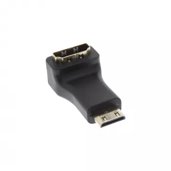 HDMI adapteris, A tipo lizdas / C tipo kištukas, kampinis, InLine 17690K