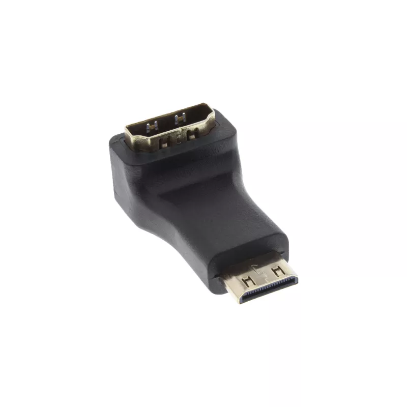 HDMI adapteris, A tipo lizdas / C tipo kištukas, kampinis, InLine 17690K