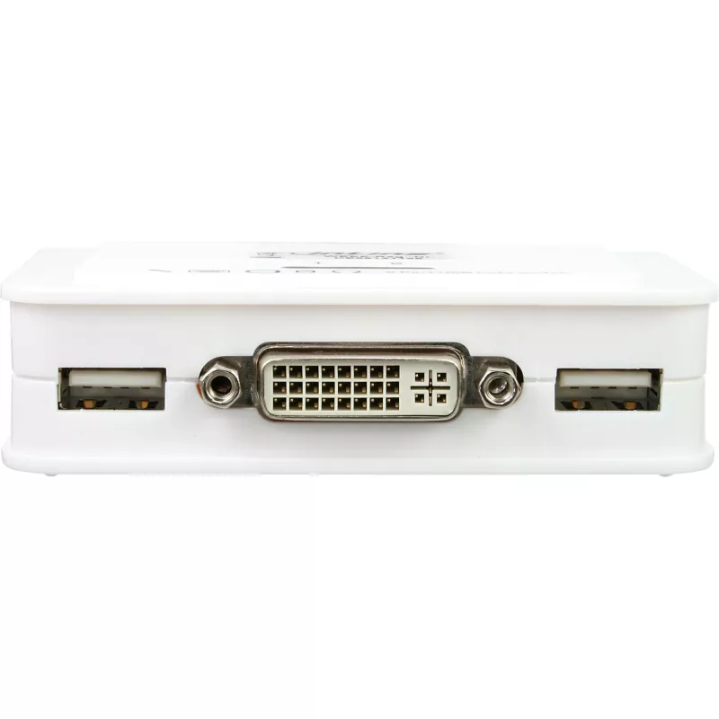 InLine KVM jungiklis 2 prievadų DVI-D USB su garsu