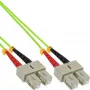 InLine šviesolaidinis dvipusis kabelis SC/SC 50/125 µm OM5 10 m