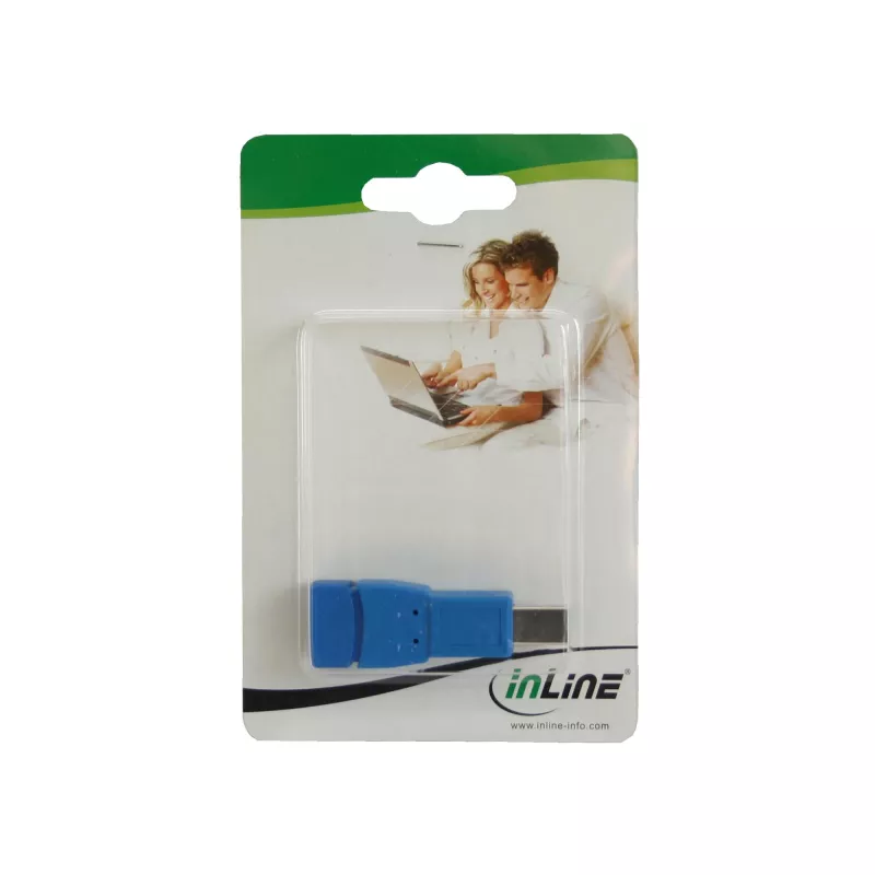USB 3.0 adapteris, A tipo lizdas / B tipo kištukas, InLine 35300D