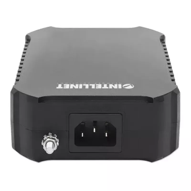 Intellinet 10G PoE++ injektorius, vienas 95 W prievadas, IEEE 802.3bt (4PPoE) atitinkantis, metalinis korpusas, montavimo ant sienos galimybė