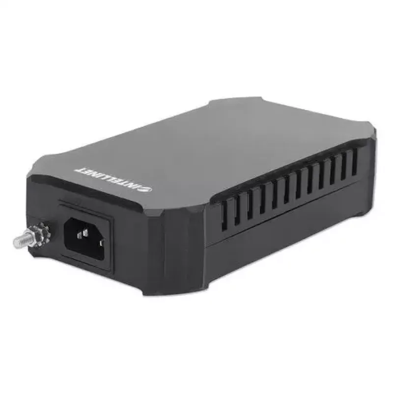 Intellinet 10G PoE++ injektorius, vienas 95 W prievadas, IEEE 802.3bt (4PPoE) atitinkantis, metalinis korpusas, montavimo ant sienos galimybė