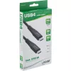 InLine USB4 laidas, USB-C kištukas/kištukas, PD 240W, 8K60Hz, TPE juodas 1,5 m