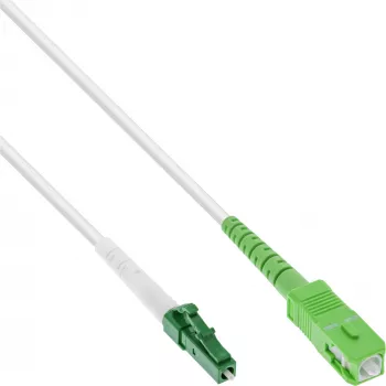 InLine Fiber Optical Simplex kabelis FTTH LC/APC 8° to SC/APC 8° 9/125µm OS2 5 m