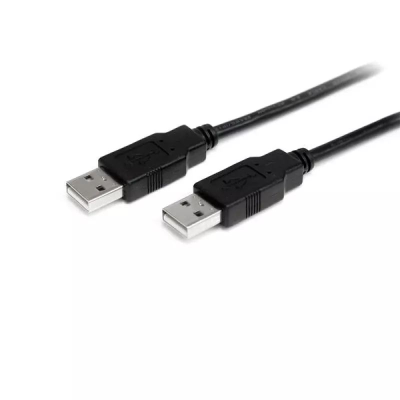 StarTech.com 1 m USB 2.0 A–A laidas – kištukas/kištukas, 2 m, USB A, USB A, USB 2.0, kištukas/kištukas, juodas