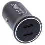 InLine USB automobilinis maitinimo adapteris su maitinimo tiekimu, 2x USB-C, juodas