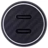 InLine USB automobilinis maitinimo adapteris su maitinimo tiekimu, 2x USB-C, juodas
