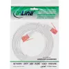InLine Flat Ultraplonas komutacinis kabelis U/UTP Cat.6 Gigabit paruoštas baltas 2m